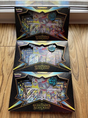 3 Stück x Pokemon VMAX Glänzendes Schicksal | OVP | Deutsch