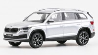 Abrex 1/43 Skoda Kodiaq Fl 2021 Silber Modellbau Statisches Modell Diecast