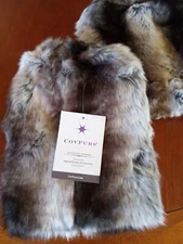 Boot Covers Faux Fur Covfurs New Chinchilla Animal Print 