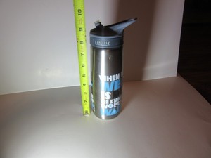 Camelbak 24 ounce Stainless Flip Spout Water Bottle with Straw