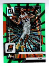 2022-23 Donruss Holo Green Laser #135 Mikal Bridges Phoenix Suns