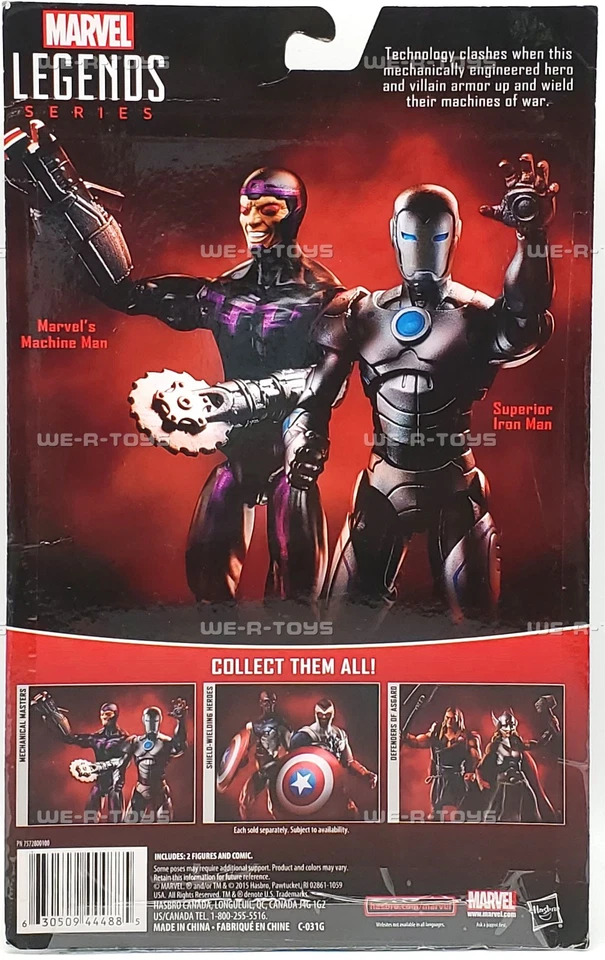 Figuras de maestros mecánicos de la serie Marvel Legends con cómic Hasbro #44488 NRFP Foto 3 de 4