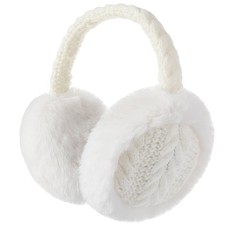 Pleneal Ear Muffs for Winter Women, Foldable Earmuffs Faux Fur Warm Ear Warme...