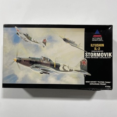 Accurate Miniatures, Ilyushin Il-2 Stormovik,  Model No. 3408, Scale 1:48, Open
