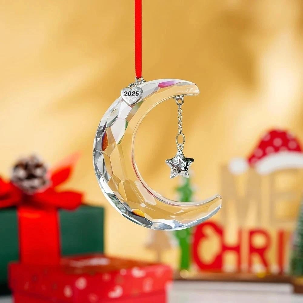 New in Original Box 100% Swarovski Crystal Holiday Magic Moon
