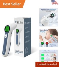 Approved LCD Thermometer - Quick Read and Easy Operation for Kids  Adults