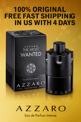 #ad #ad Azzaro The Most Wanted 3.3 oz.Eau de Parfum Intense Spray for Men Sealed Box $32.99