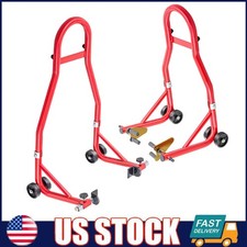 Motorcycle Stand Lift ,900 lbs Front Rear Combo Stand Dirt Bike Stand Lift Set