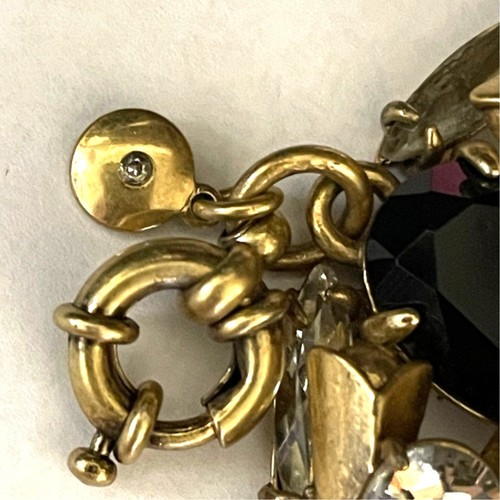 Pulsera de diamantes de imitación gruesos vintage de J.Crew - Imagen 8 de 9