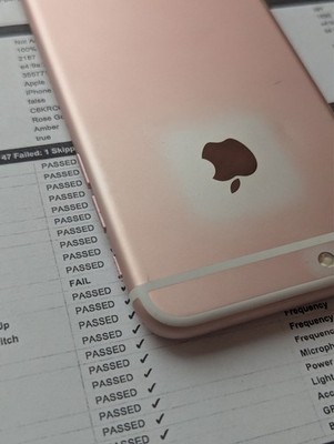 Apple iPhone 6s - 64 GB - Rose Gold (AT&T) - Vibration Fail