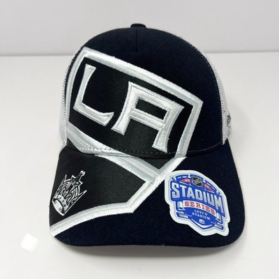 LA Kings 2015 Stadium Series Mesh Trucker Hat Cap NHL Large Logo Embroidered NEW