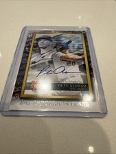 2020 Topps Gold Label - Gold Label Framed Autographs Pete Alonso #GLA-PA Blue...