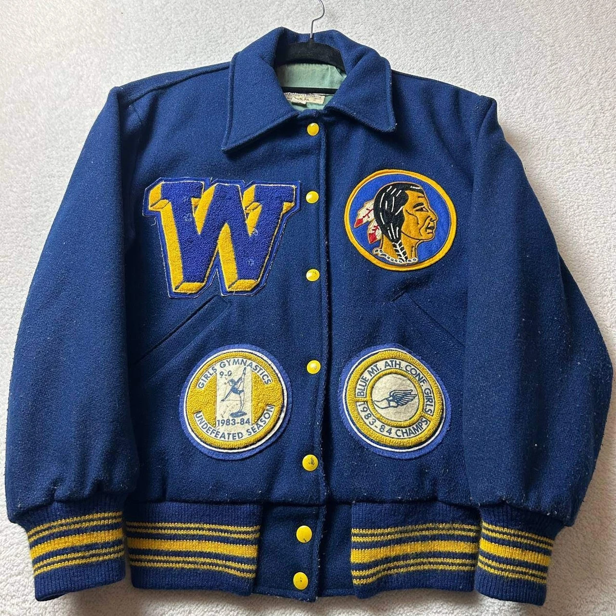 70s~80s カレッジ スタジャン THE STANDARD PENNANT製 スタンダード 