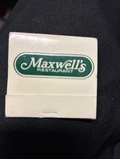 Vintage Matchbook Maxwell's Restaurant Brookfield Wisconsin Advertising Full