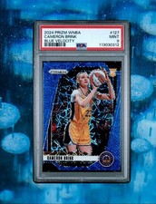 2024 PANINI PRIZM WNBA BLUE VELOCITY #127 CAMERON BRINK PSA 9