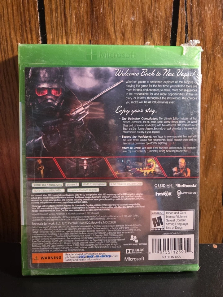 Fallout New Vegas Ultimate Edition Plays On Xbox 360 And Xbox One - Image 2 of 2