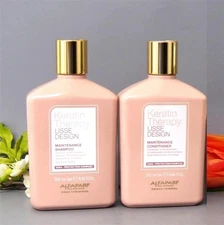 Alfaparf Keratin Therapy Lisse Design Shampoo & Conditioner 8.45oz/ 250ml
