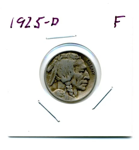 US. Five Cents. Buffalo. 1925-D Fine