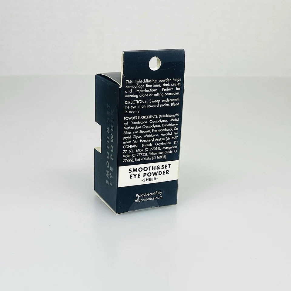 ELF Smooth & Set Eye Powder Sheer 815111 .07 Oz. E.L.F. NEW - Image 2 of 3