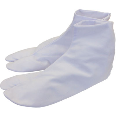 Fukuske Erwachsene japanische Kimono Tabi Socken mit 4 Kohaze Verschlüssen 23 cm (9 Zoll)