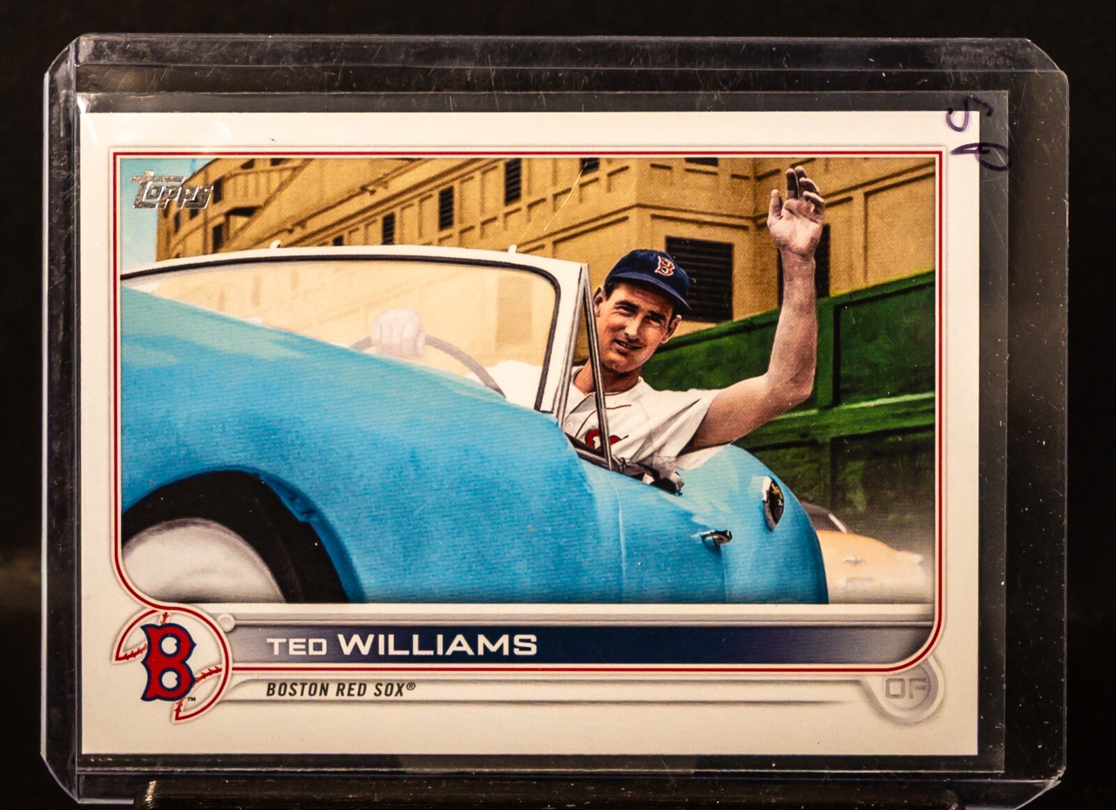 Ted Williams 2022 Topps Update US44 SP Legend Variation