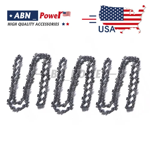 3Pcs 6Inch Chainsaw Chain Blade for 1/4"LP .043" 37DL Saker Electric Chainsaw