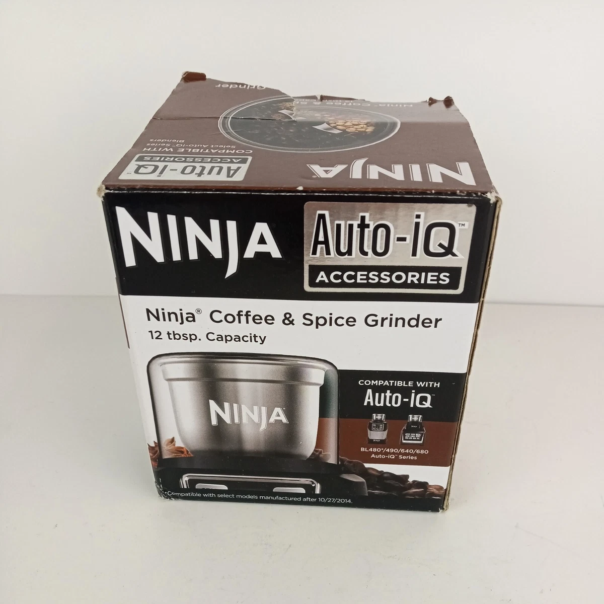 Preowned Ninja Auto IQ 12 TSP Coffee and Spice Grinder