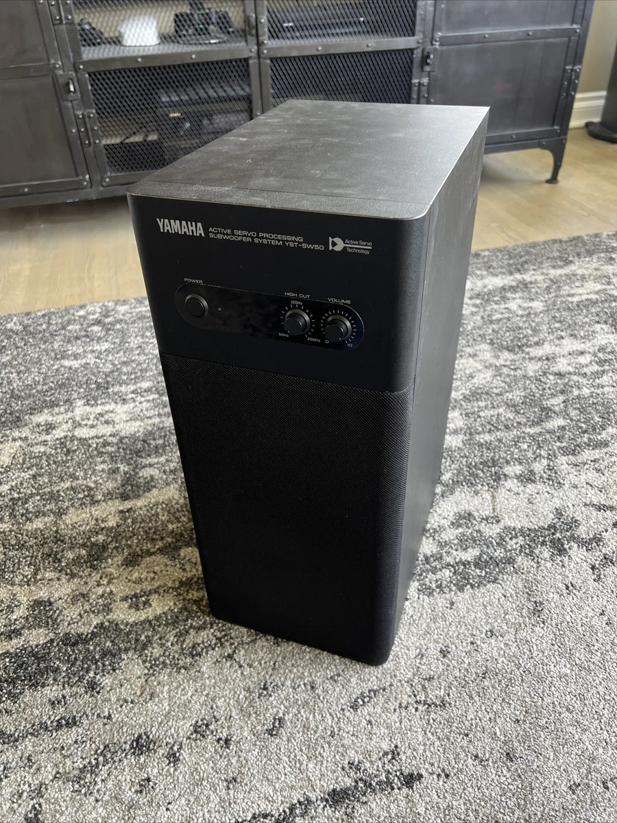 Yamaha Active Servo Processing Subwoofer System YST SW50 Black