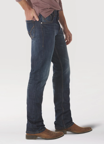 SPECIAL PRICE Wrangler Men's 20X® No. 42 Vintage Bootcut Jean, River Denim - Picture 2 of 6