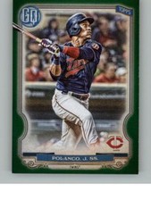 2020 Topps Gypsy Queen Jorge Polanco 95 Green Minnesota Twins
