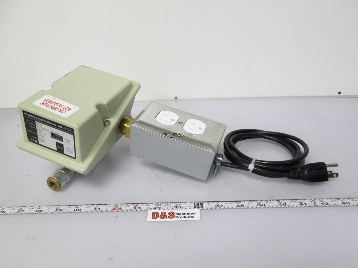 Omega Engineering PSW-309 Pressure Switch 125/250VAC 1/2A 125VDC 400PSI