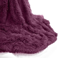 SNUG THROW LUXURY WARM COSY SOFT SOFA BED MINK FLUFFY FUR BLANKET 150x200 CM
