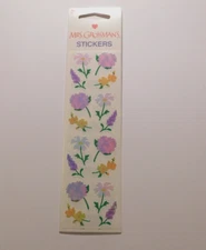 Mrs. Grossman's Stickers Lot 2 Strips Brand New Package ~Opal Small Flowers~ HTF