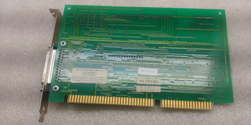 VINTAGE COMPUTER ELEKTRONIK INFOSYS SCSI I/O CARD FPX4YDXC5610 FREE SHIPPING!!!! - Image 3 of 3