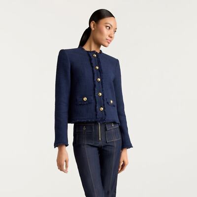 Cinq à Sept Christie Jacket in Navy