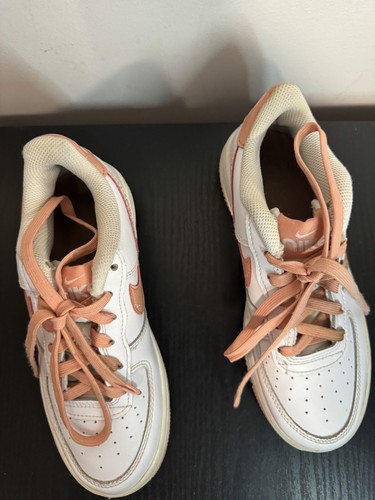Nike Air Force 1 Low LV8 White Madder Root Pink Size Youth 4.5, A6 - Picture 4 of 6