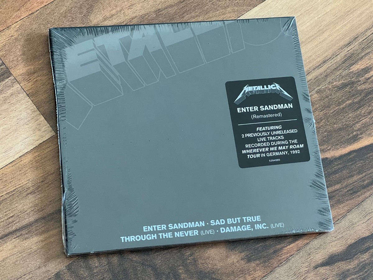 【未開封Sealed box】llica / Enter Sandman METALLICA Enter Sandman Remastered 2021 GERMANY digipack CD
