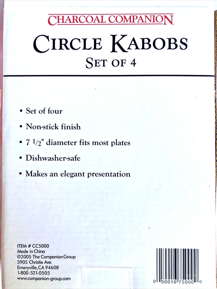 NEW KABOBS skewers grill BBQ cook vegetables 8 skewers 2 boxes - Image 4 of 4