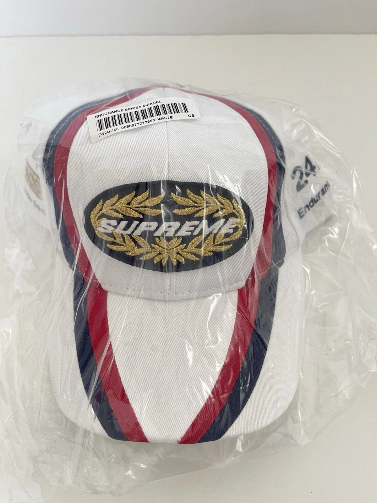 Casquette 6 panneaux blanche Supreme Endurance Series
