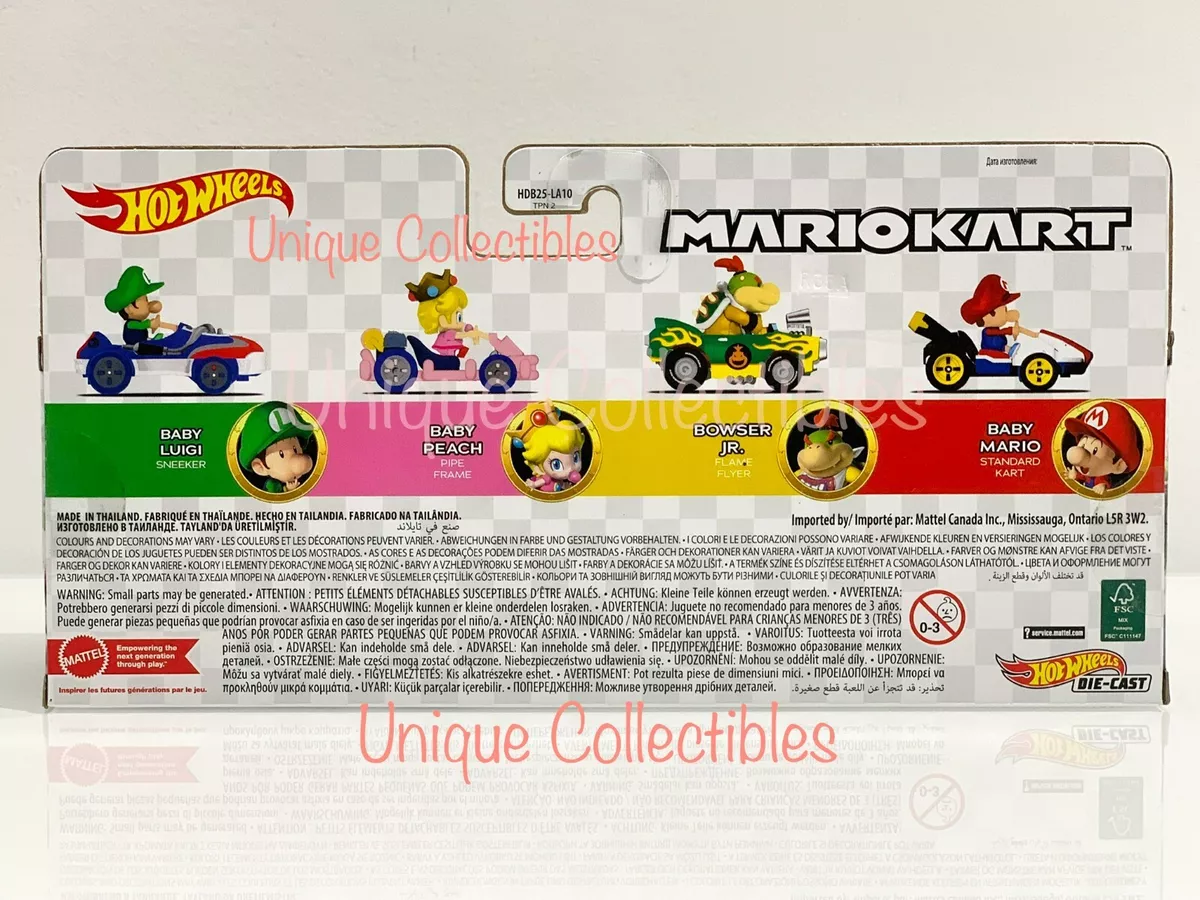 Hot Wheels Mario Kart 4-Pack - Baby Mario