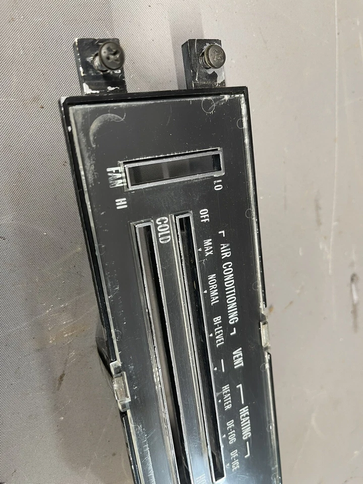 Chevy Impala 1969 1970 lente de control de calefacción aire acondicionado BelAir tablero moldura OEM Foto 3 de 4