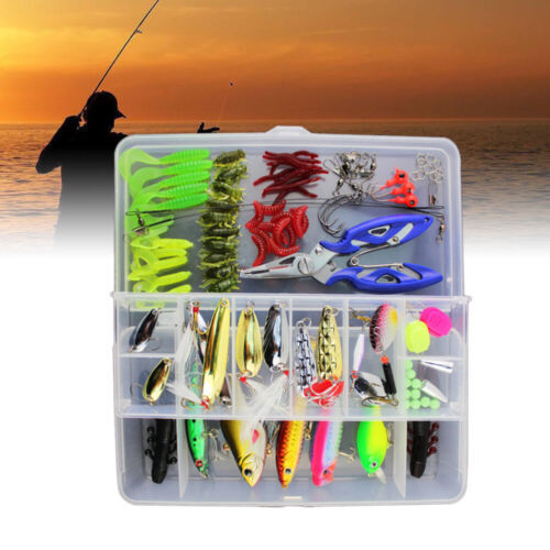 101 PCS Fishing Bait Box With Fishing Tool Fishing Bait Box Kit Multifunction - Picture 1 of 18