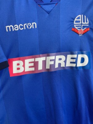 Maillot De Football Bolton Wanderers 2018/2019 Macron Taille M | Occasion