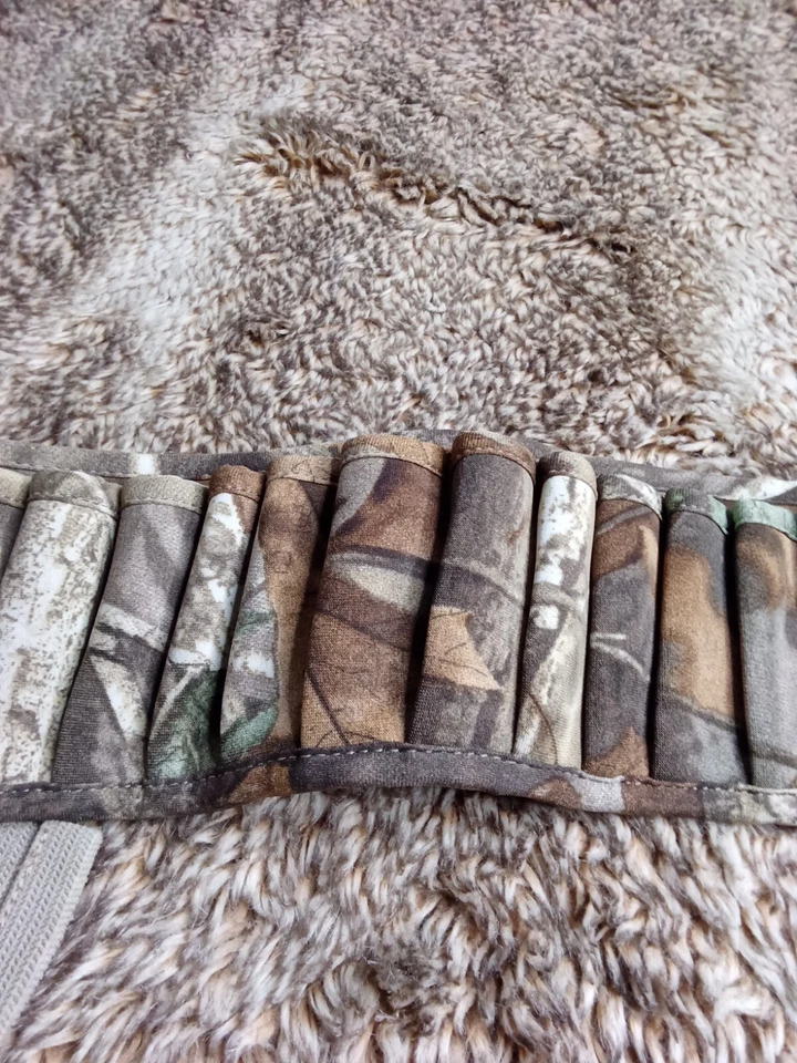 Avery Neoprene Mossy Oak Shotgun Shell Holder Ammo Belt Camo Adjustable - Image 4 of 4