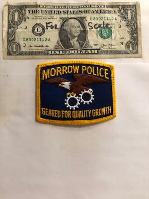 Morrow Georgia Police Patch Un-sewn great condition | eBay