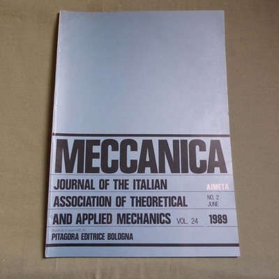 Mechanik V. 24 Nr. 2 1989__Zeitschrift für Theoretische und Angewandte Mechanik