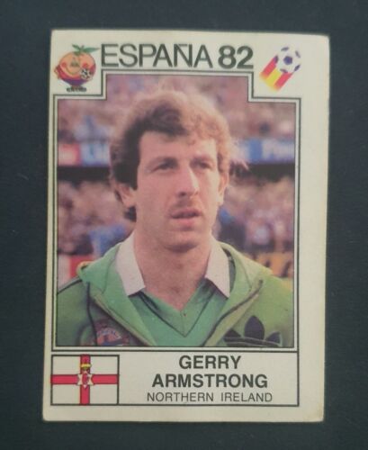 Pegatina Fútbol COPA DEL MUNDO ESPAÑA 1982 82 Decje Novine GERRY ARMSTRONG NO 342 - Imagen 1 de 2