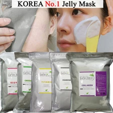 SAFER SKIN Jelly Rubber Mask 1000g Jelly Mask Charcoal Vitamin Pearl Collagen
