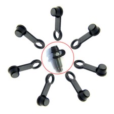 8PCS 8mm Car Motorcycle Brake Caliper Bleed Nipple Screw Dust Caps Rubber Covers