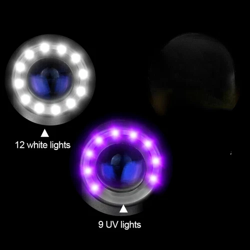 10X 20X Antik Schmuck Diamant Kennzeichnung Lupe mit LED Licht - Bild 8 von 20